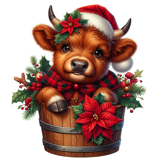 Weihnachtstiere Kuh#22