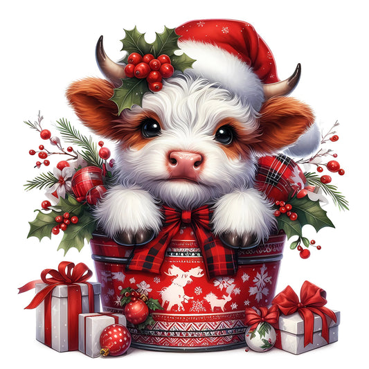 Weihnachtstiere Kuh#25