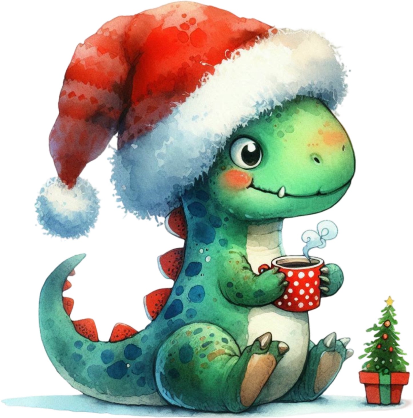 Weihnachtstiere Dino#4