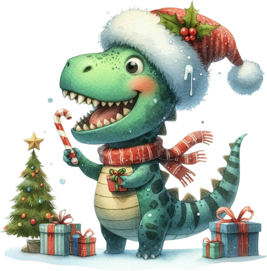 Weihnachtstiere Dino#7