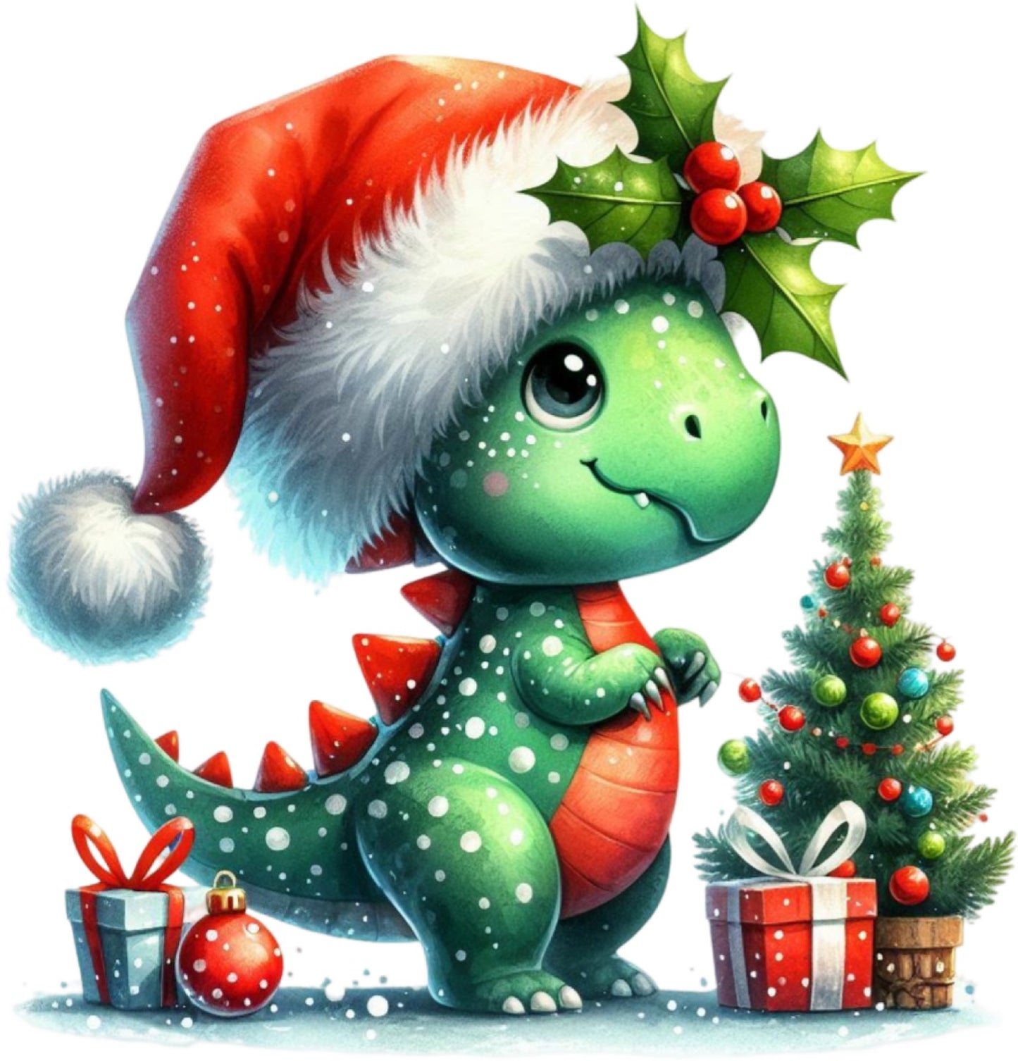 Weihnachtstiere Dino#9