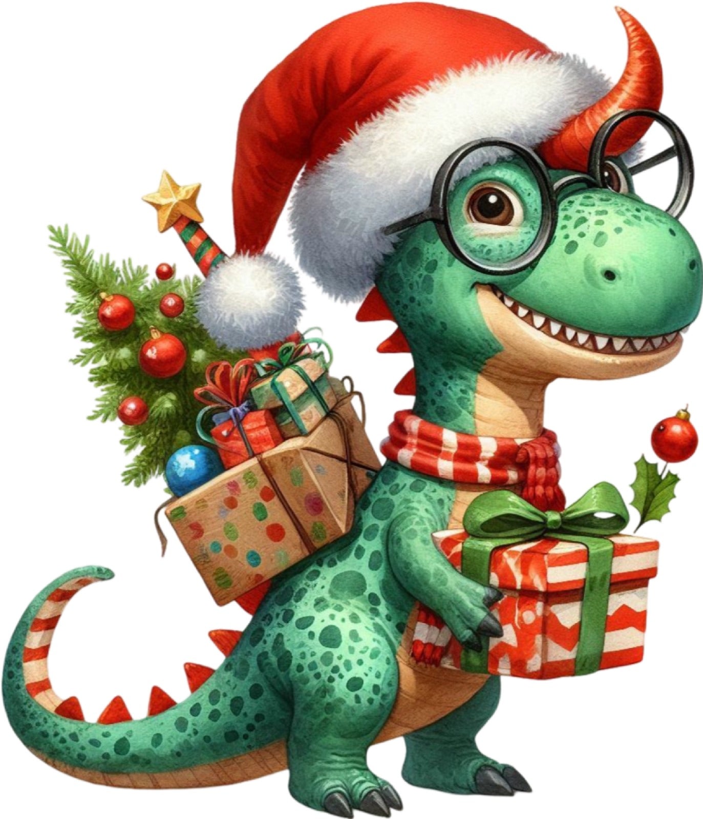 Weihnachtstiere Dino#10