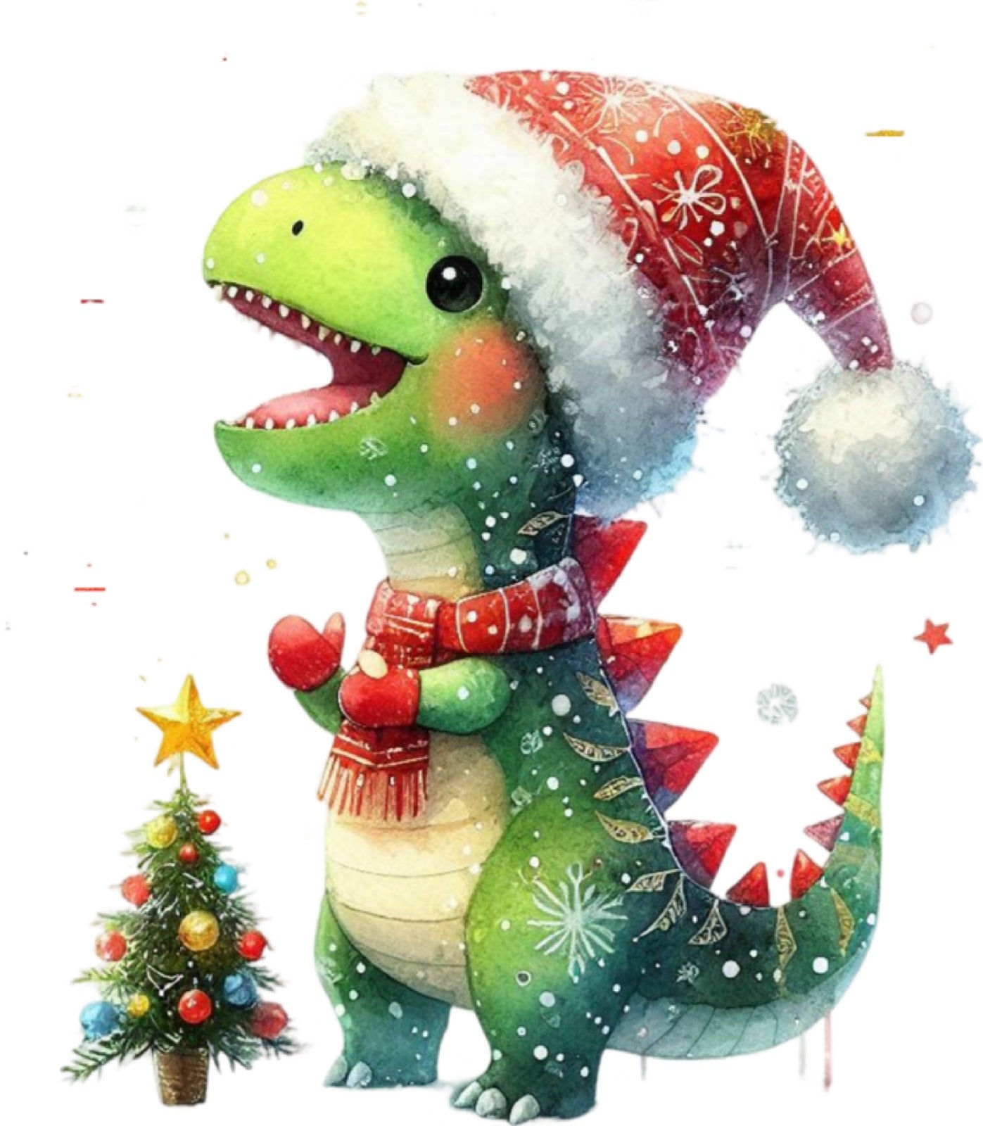 Weihnachtstiere Dino#17