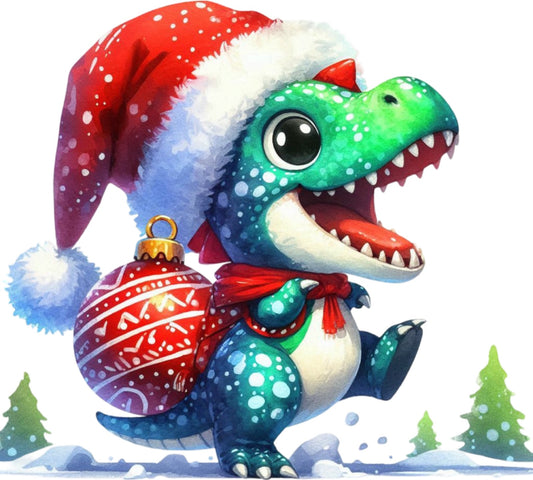 Weihnachtstiere Dino#19