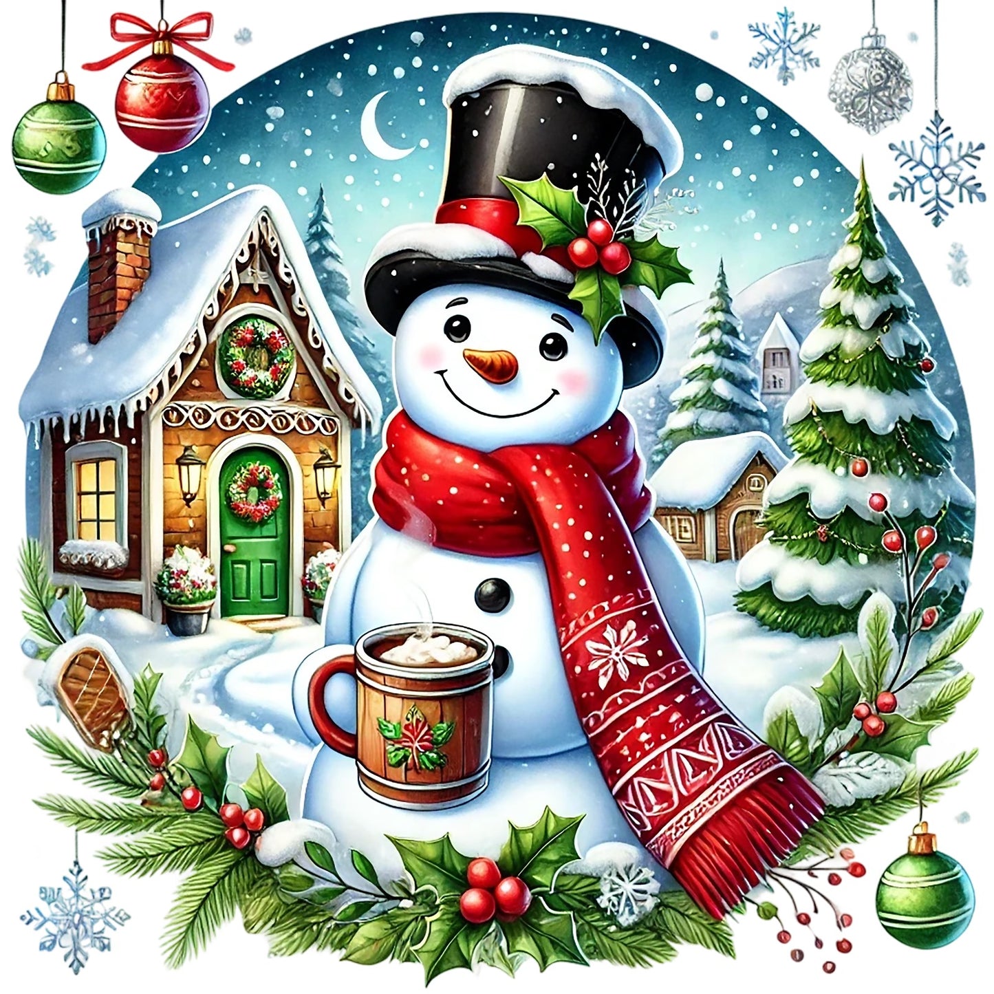 Schneemann türkis; Winter; Weihnachten; Kinder #8