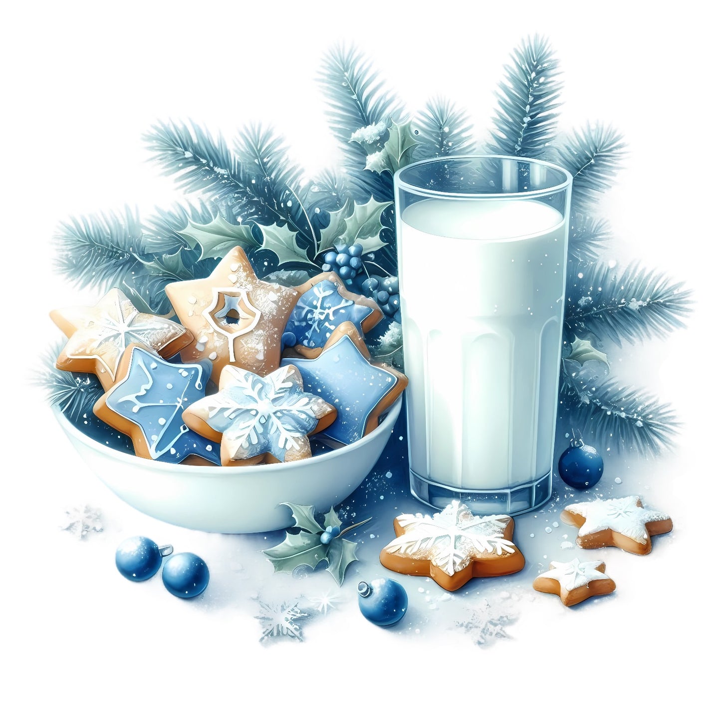 Wintermotive blau; Winter; Weihnachten #2