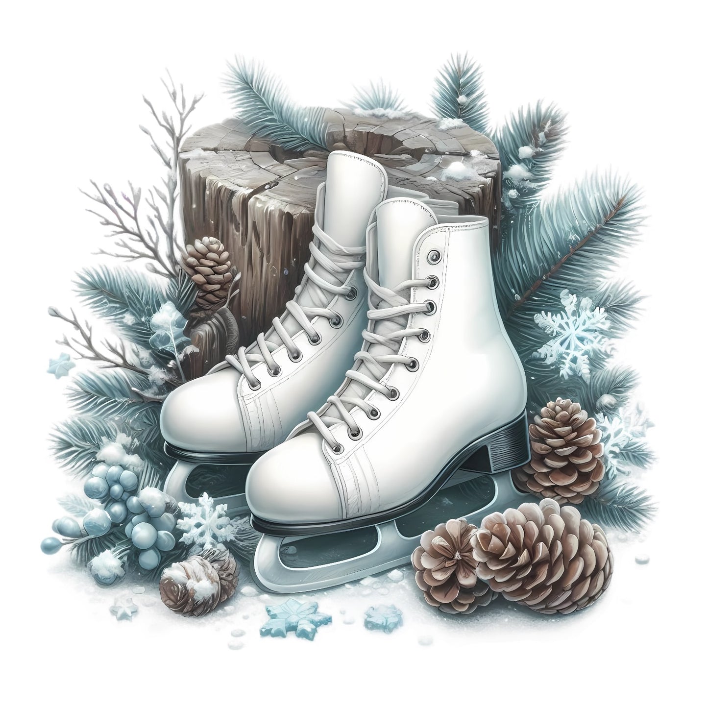 Wintermotive blau; Winter; Weihnachten #8