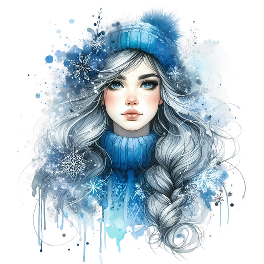 Wintermotive blau; Winter; Weihnachten #11