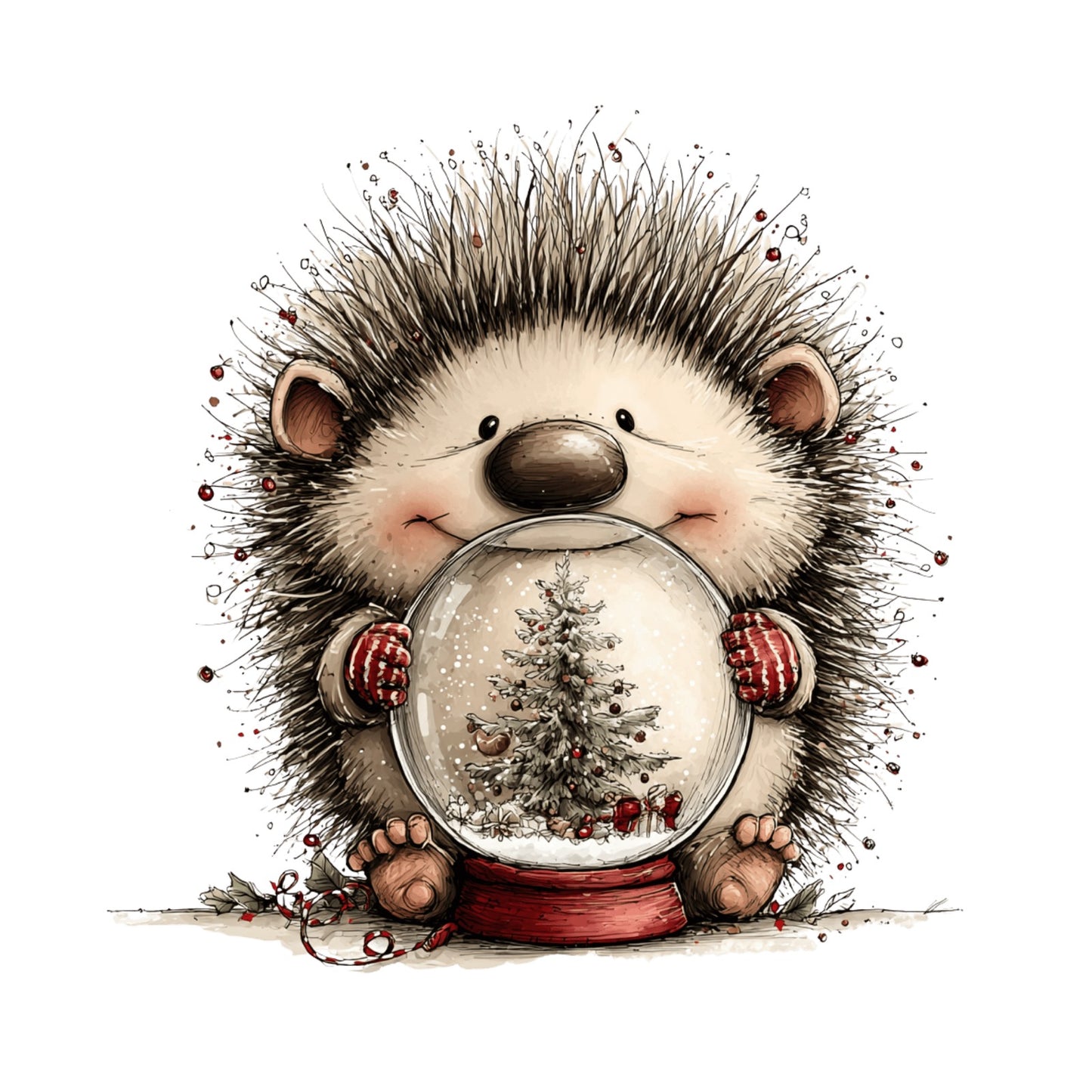 Weihnachtstiere, Wald, Schnee, Weihnachten, Geschenke #3