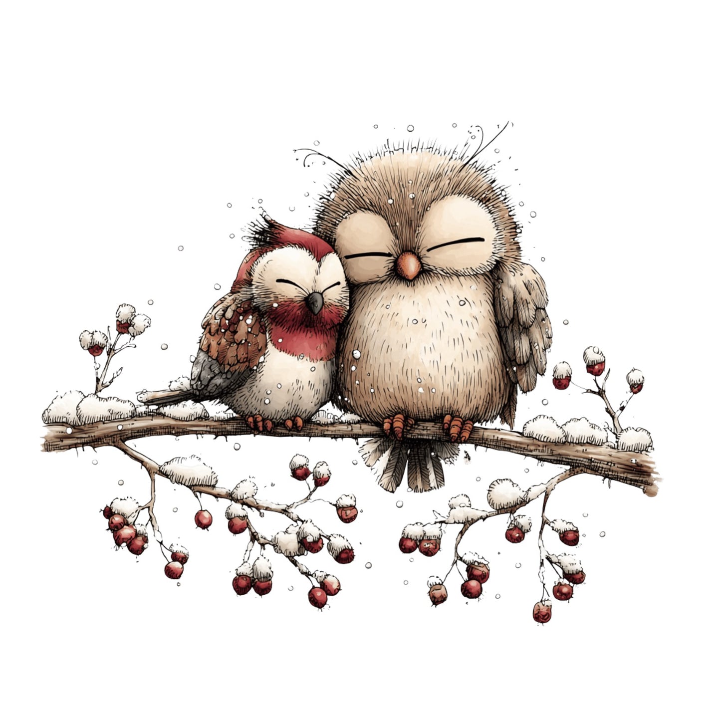 Weihnachtstiere, Wald, Schnee, Weihnachten, Geschenke #10