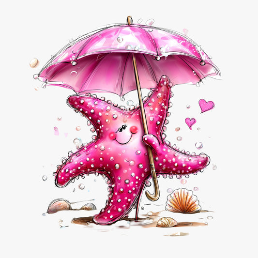 Meerestiere pink, Sommer, Strand, süß #16