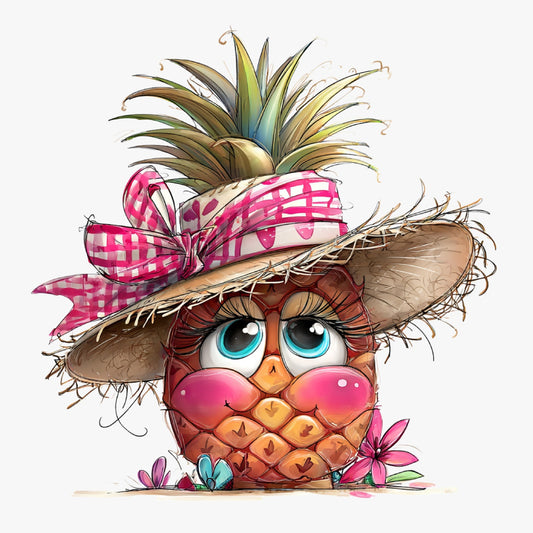 Ananas, Sommer, lustig, pink, sweet, Pineapple #18