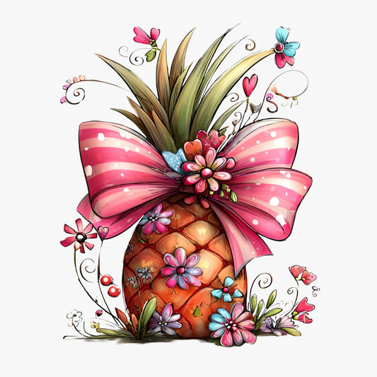 Ananas, Sommer, lustig, pink, sweet, Pineapple #12