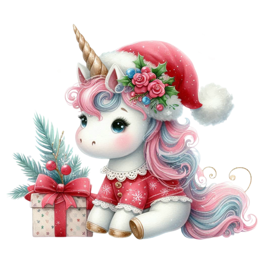 Weihnachts Einhorn, bunt, Weihnachten #15