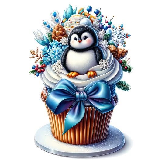 Wintercupcake, Winter, Tiere, Cupcake #11