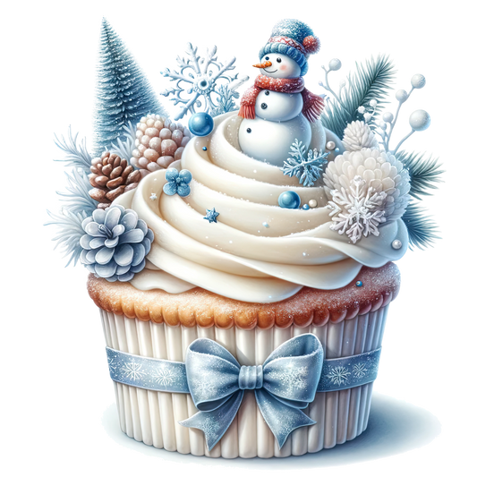 Wintercupcake, Winter, Tiere, Cupcake #2