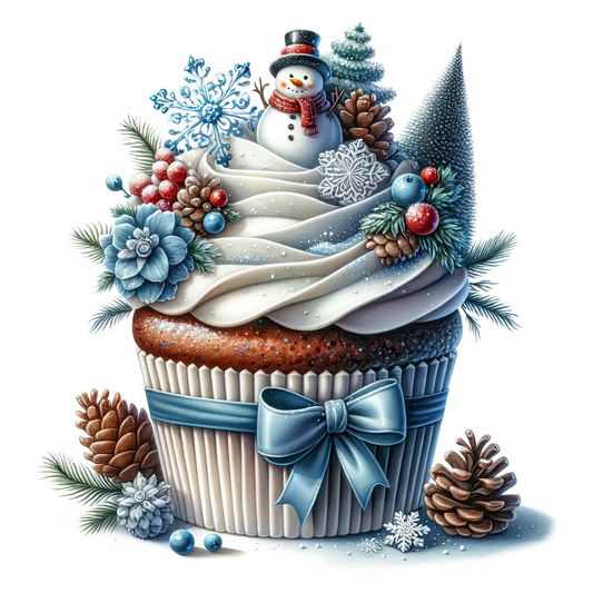 Wintercupcake, Winter, Tiere, Cupcake #3