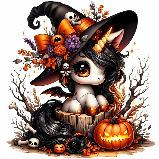 Halloween Einhorn #1