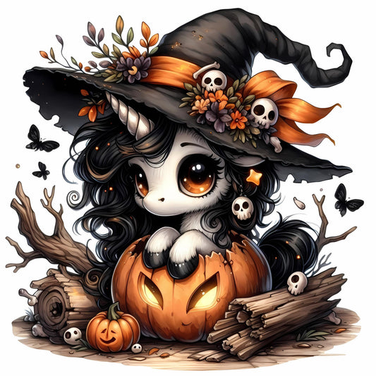 Halloween Einhorn #10