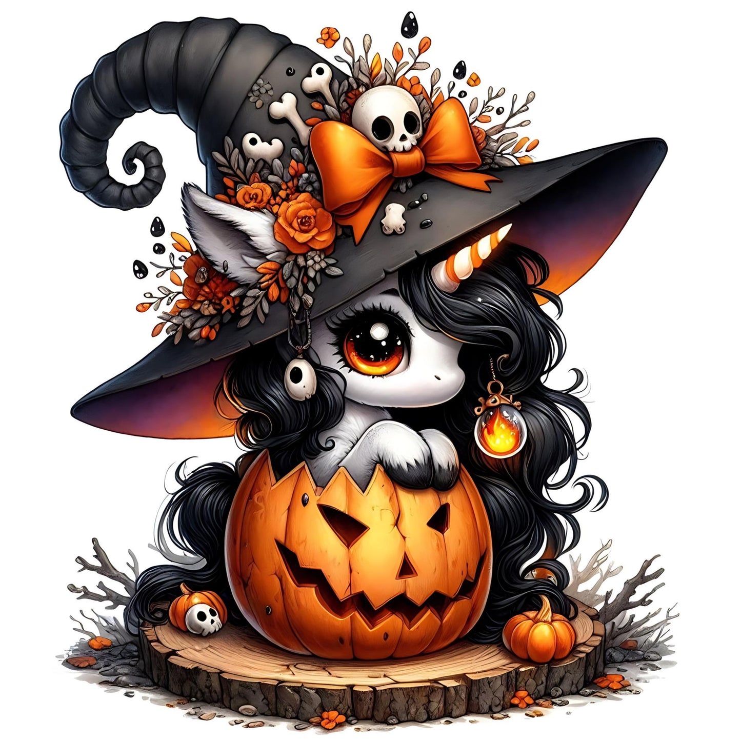 Halloween Einhorn #7