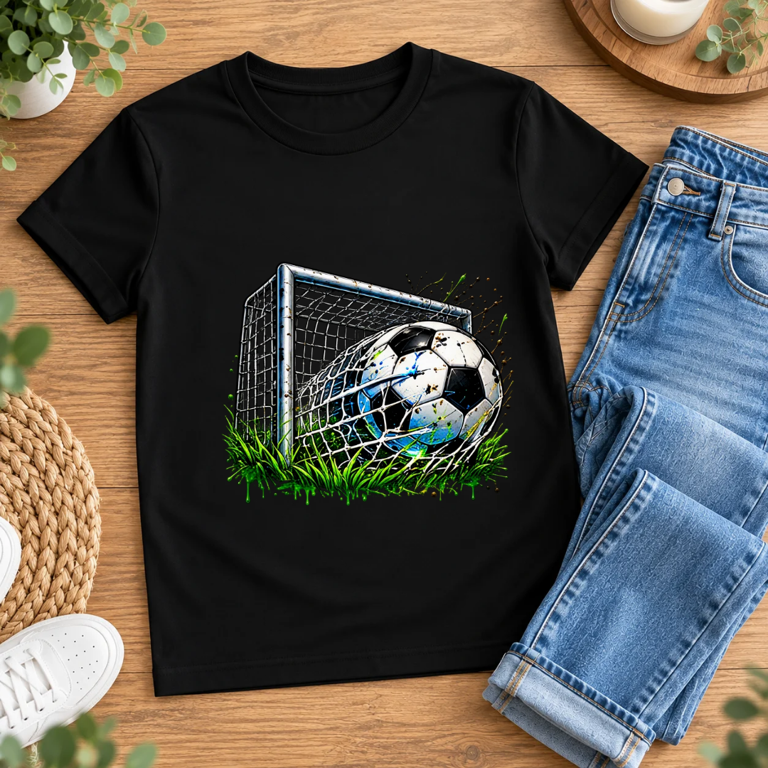 Bügelbild, Junge, Fußball, Soccer, bunt, Ball, Sport, cool #12