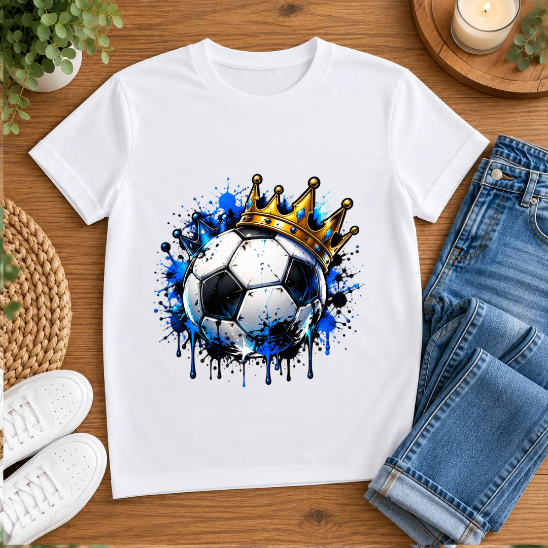 Bügelbild, Junge, Fußball, Soccer, bunt, Ball, Sport, cool #2