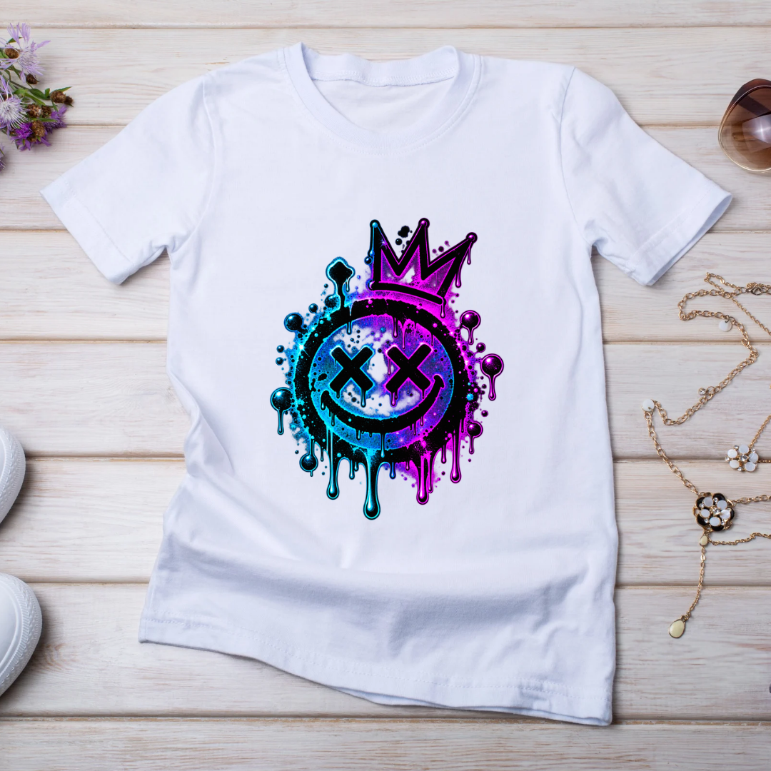 Bügelbild Gamer, Controller, Zocker, neon, bunt, Headset, cool #14