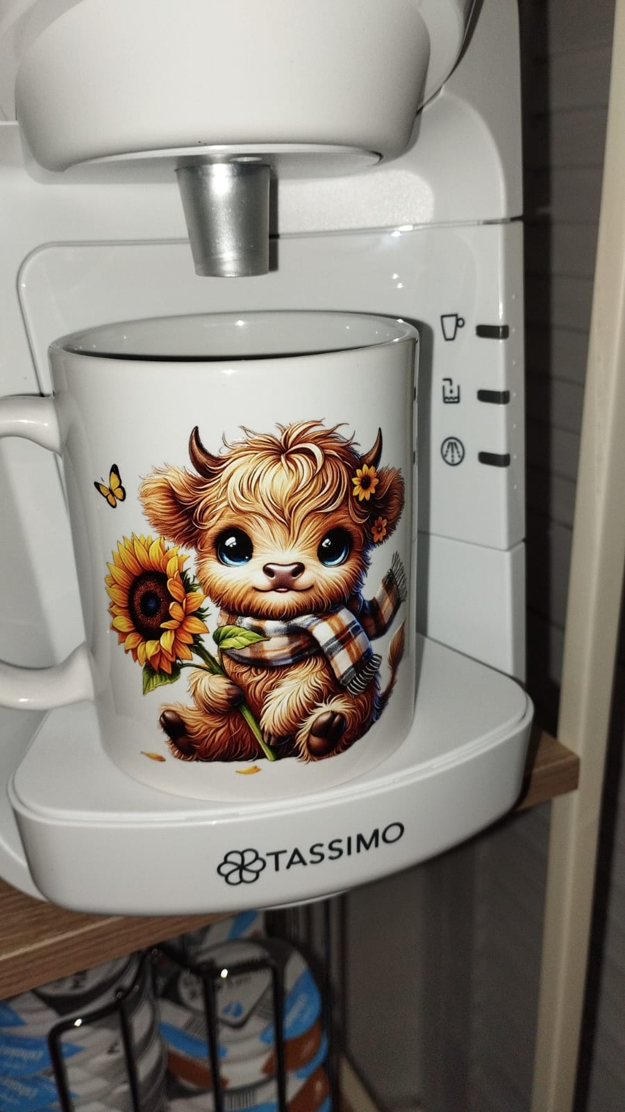 A4 Bogen Rub Ons Herbstkuh und Schriften