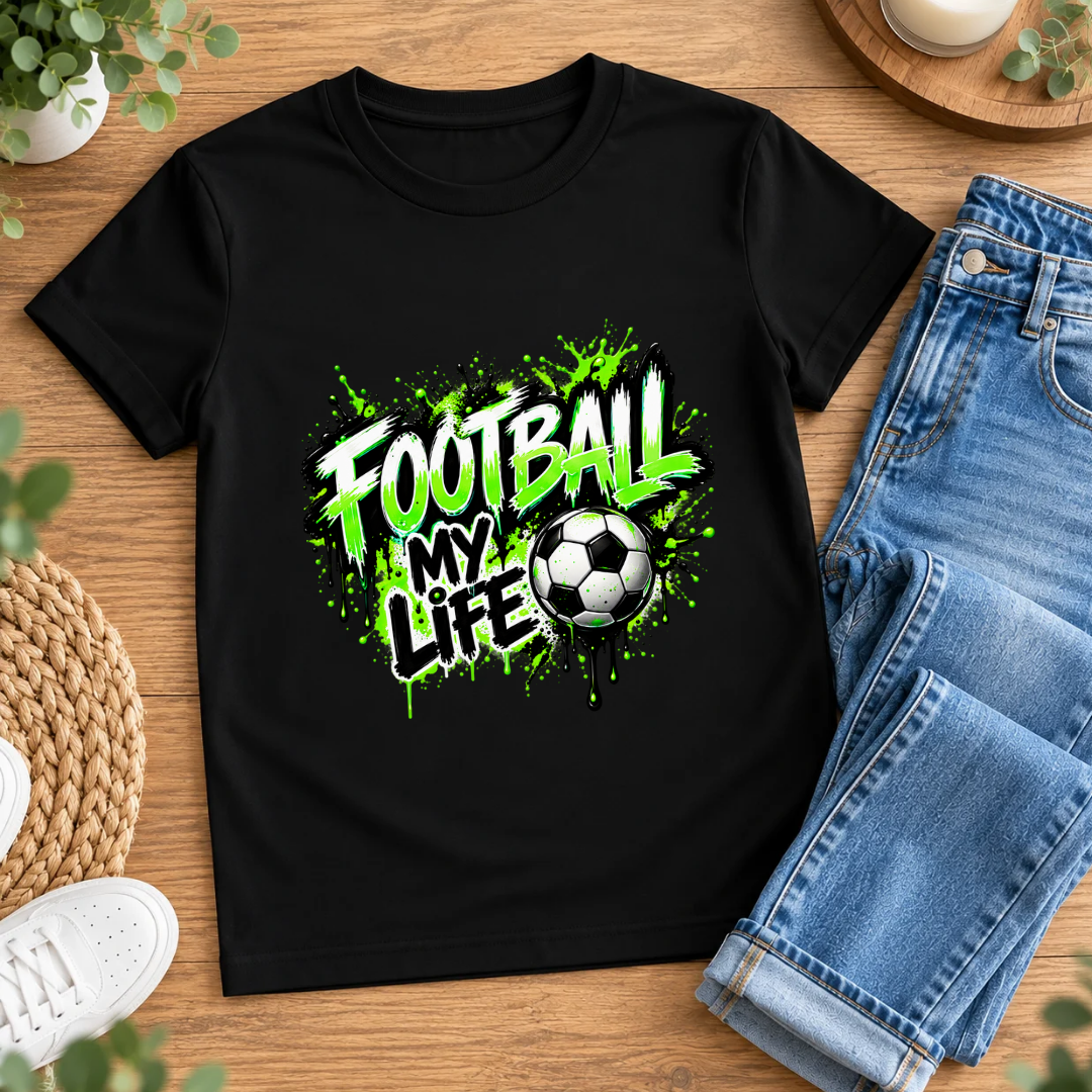 Bügelbild, Junge, Fußball, Soccer, bunt, Ball, Sport, cool #23