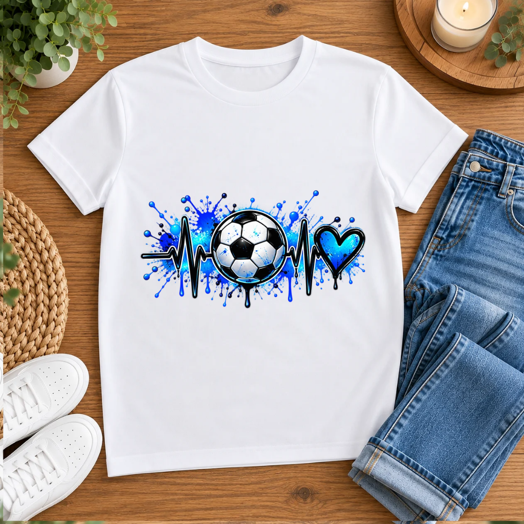 Bügelbild, Junge, Fußball, Soccer, bunt, Ball, Sport, cool #18