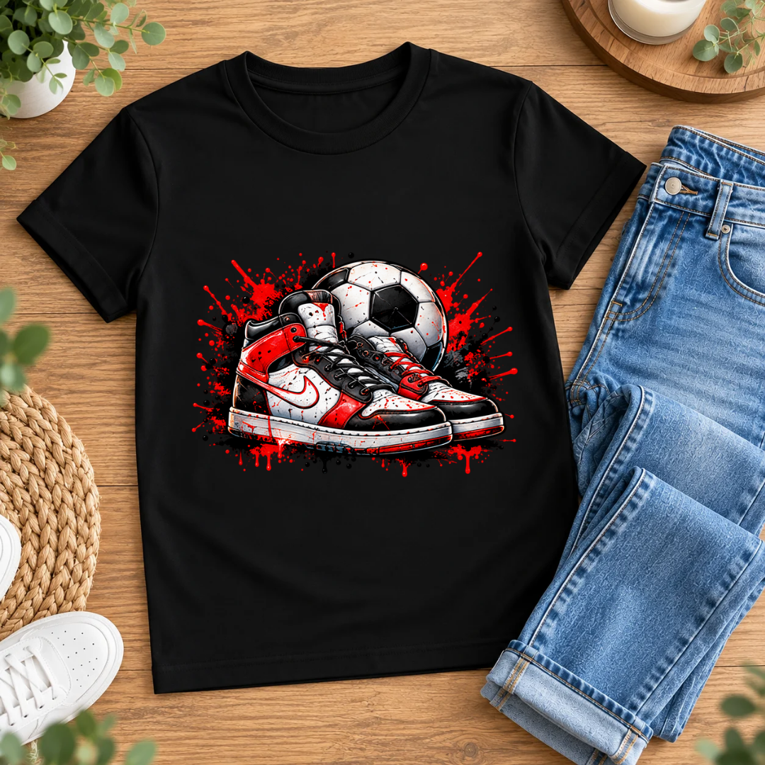 Bügelbild, Junge, Fußball, Soccer, bunt, Ball, Sport, cool #16