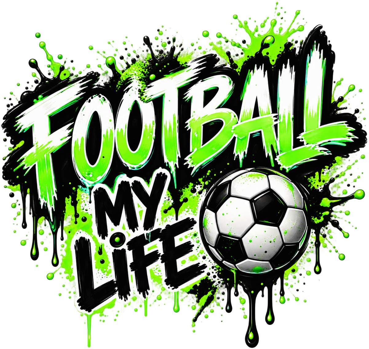 Bügelbild, Junge, Fußball, Soccer, bunt, Ball, Sport, cool #23