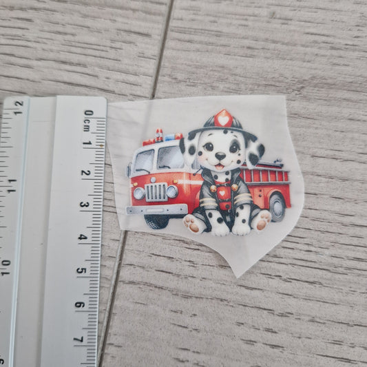 Feuerwehr mit Hund