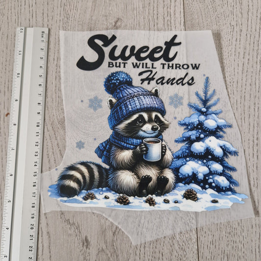 Winterwaschbär