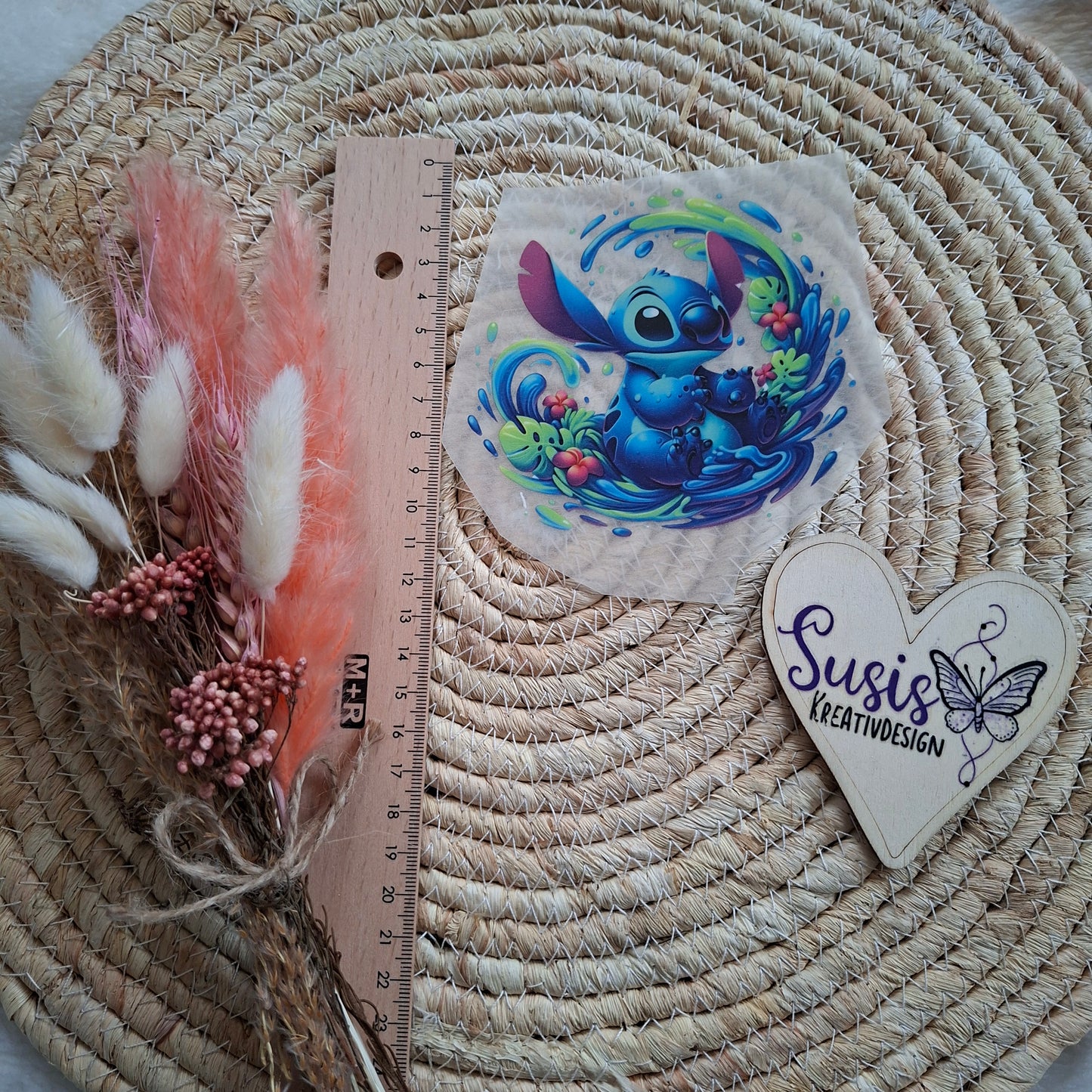 Bügelbild, Stitch, GlowInTheDark