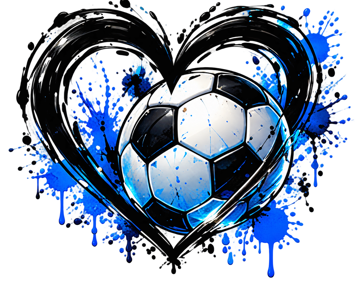 Bügelbild, Junge, Fußball, Soccer, bunt, Ball, Sport, cool #13