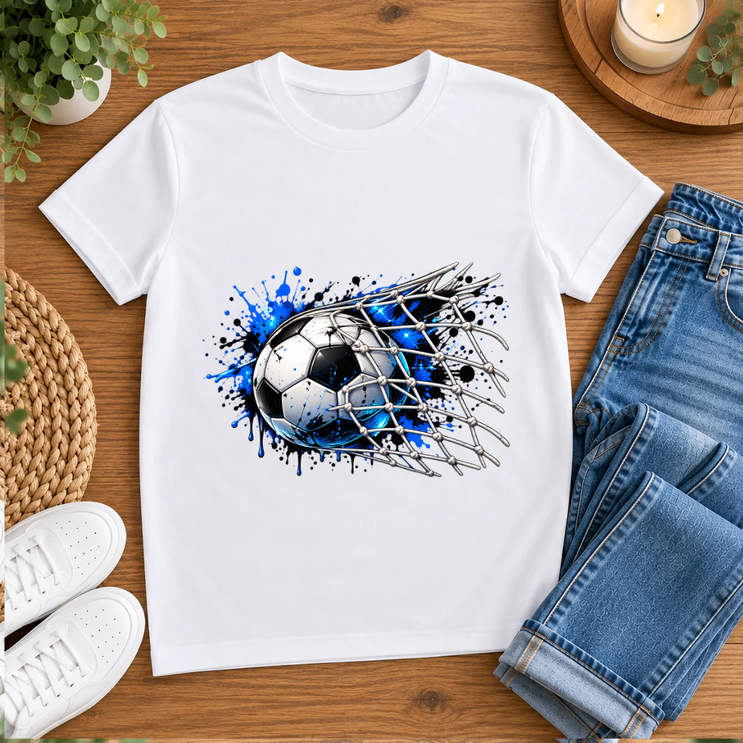 Bügelbild, Junge, Fußball, Soccer, bunt, Ball, Sport, cool #6