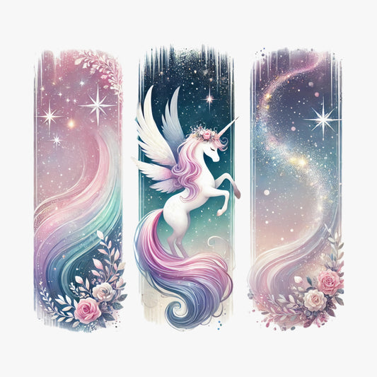 Bügelbild, Streifen, Einhorn, pastell, bunt, gestreift, Glitzer