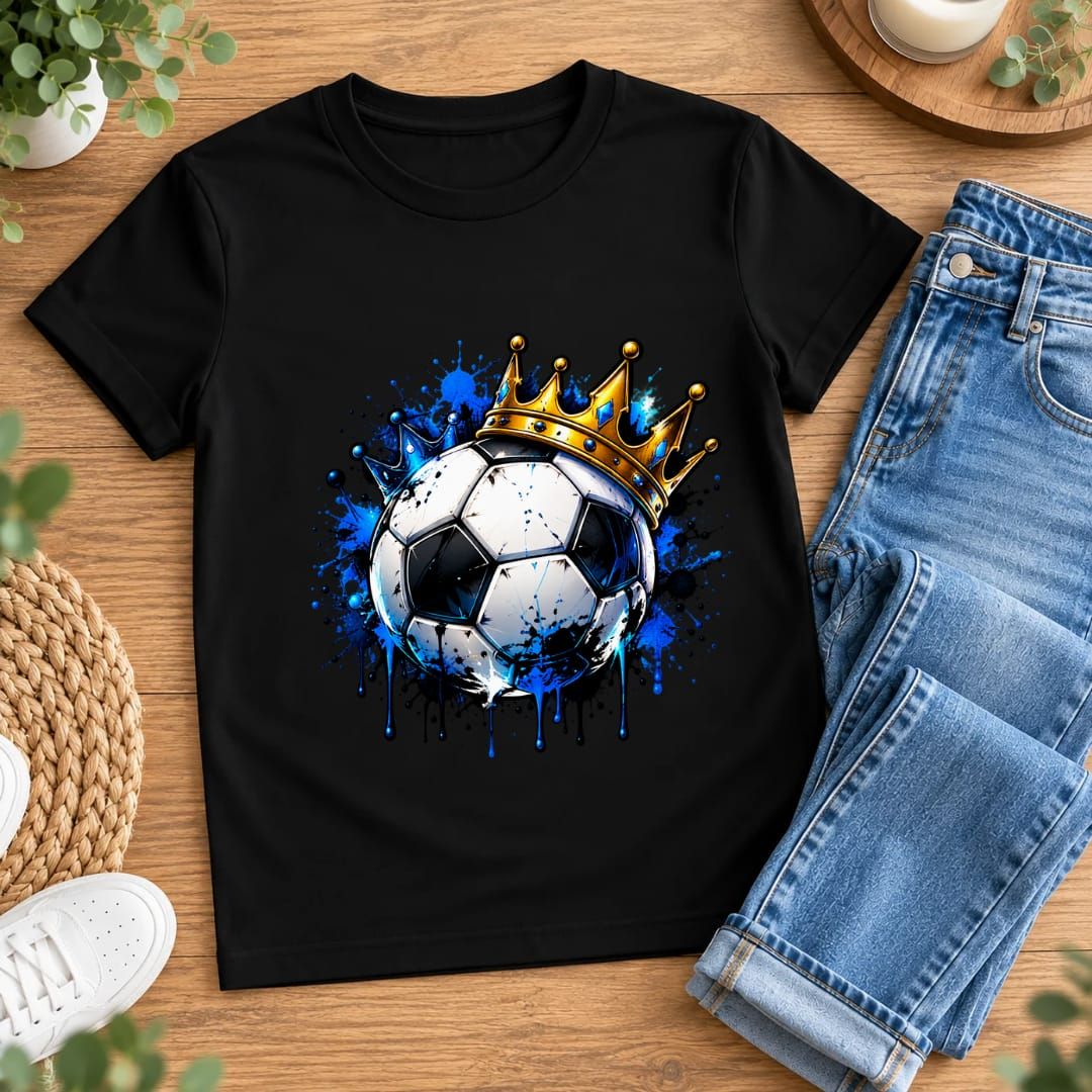 Bügelbild, Junge, Fußball, Soccer, bunt, Ball, Sport, cool #2