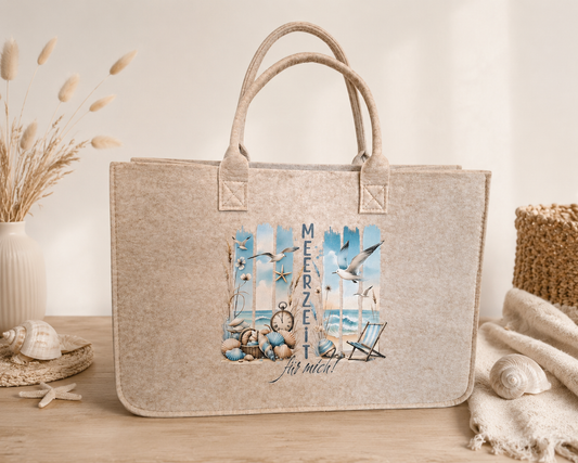 Filztasche Maritim, Meer, Sommer, Strand