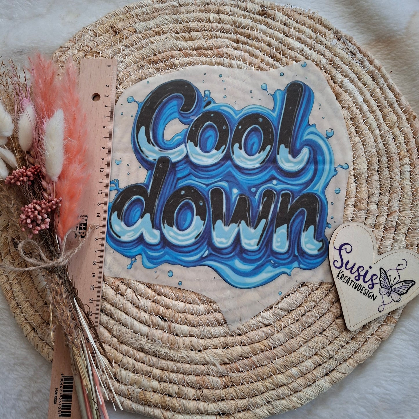 Bügelbild, Cool Down, GlowInTheDark