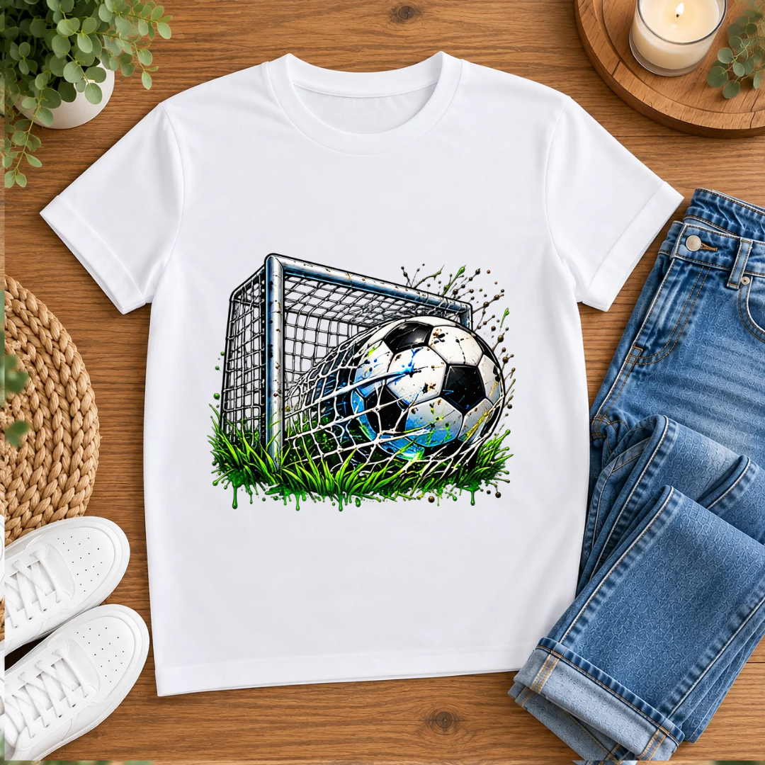 Bügelbild, Junge, Fußball, Soccer, bunt, Ball, Sport, cool #12