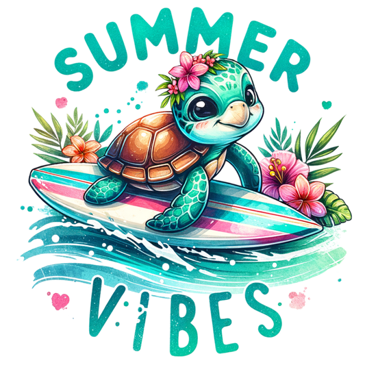 Summer Vibes Schildkröte